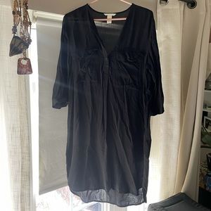 H&M black tunic dress